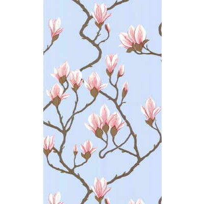 COLE & SON MAGNOLIA --BOTANICAL & FLORAL- WHITE AND SILVER   - 72/3011.CS.0