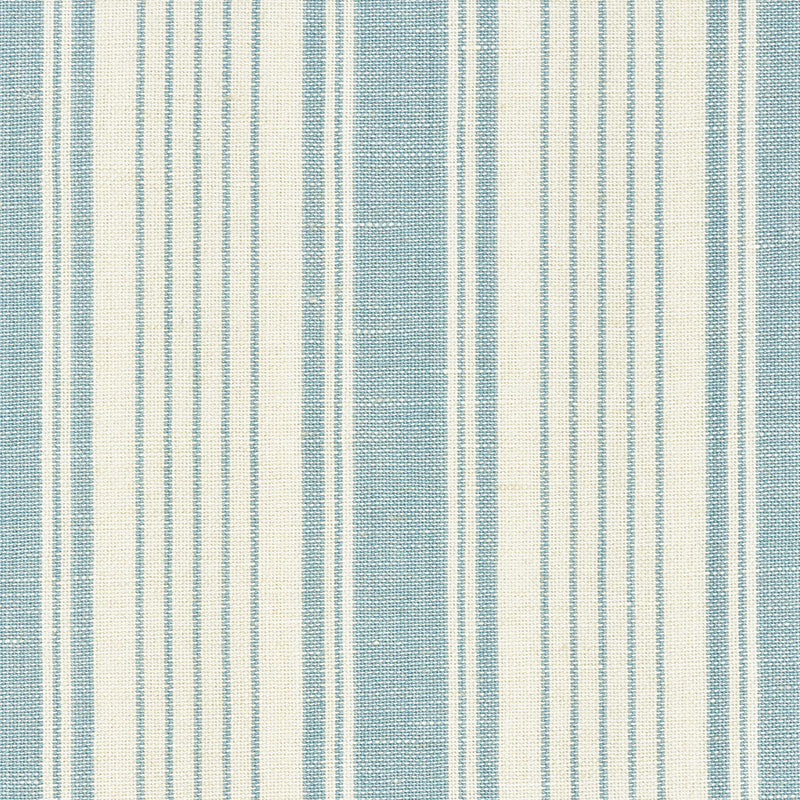 SCHUMACHER  MARK D. SIKES OJAI STRIPE PATTERN WOVENS PATTERN WOVENS CHINA BLUE   - 73001