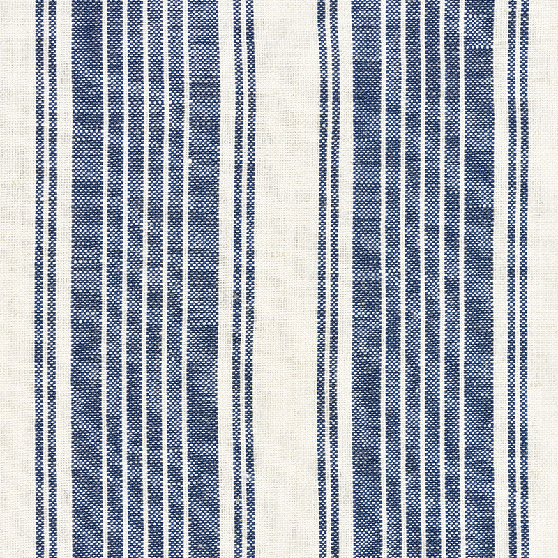SCHUMACHER  MARK D. SIKES OJAI STRIPE PATTERN WOVENS PATTERN WOVENS INDIGO   - 73002