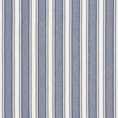 SCHUMACHER  MARK D. SIKES OJAI STRIPE PATTERN WOVENS PATTERN WOVENS INDIGO   - 73002