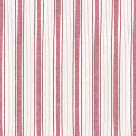 SCHUMACHER  MARK D. SIKES OJAI STRIPE PATTERN WOVENS PATTERN WOVENS RED   - 73004