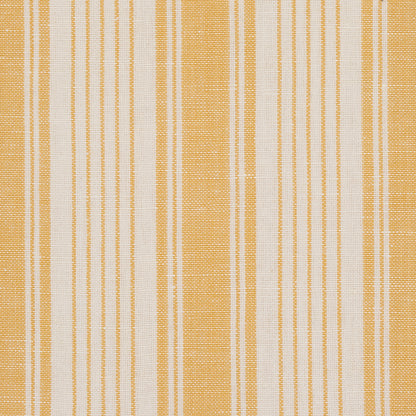 SCHUMACHER FABRIC  MARK D. SIKES OJAI STRIPE   YELLOW   - 73006