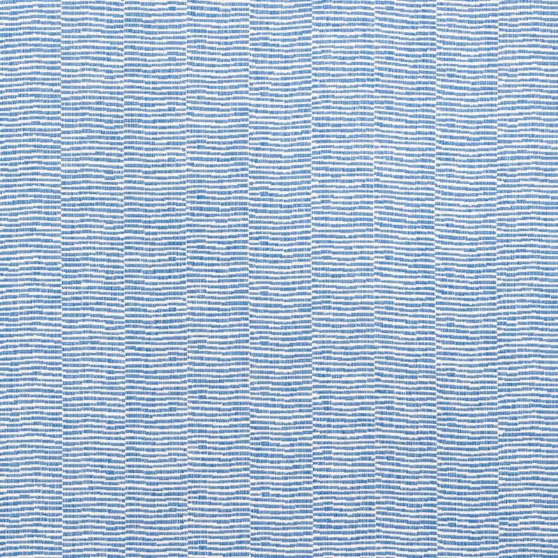 Light blue and white striped seersucker fabric texture with subtle horizontal wavy lines.