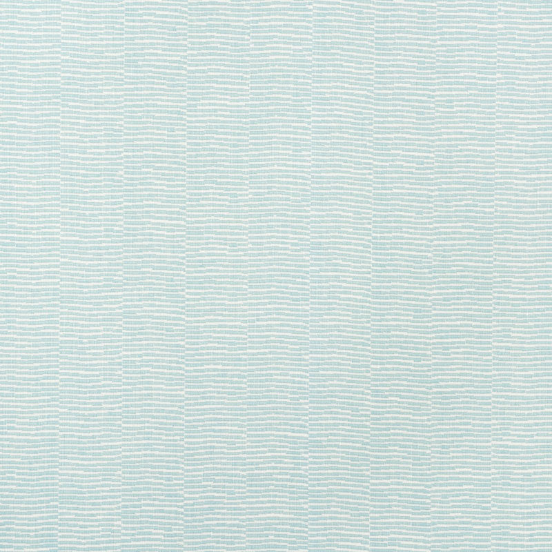 Powder-blue fabric with subtle, irregular white horizontal lines and a soft, quilted texture.