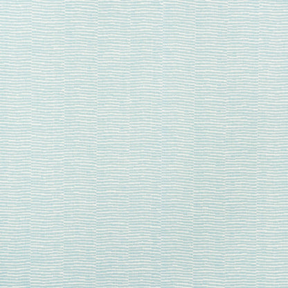 Powder-blue fabric with subtle, irregular white horizontal lines and a soft, quilted texture.