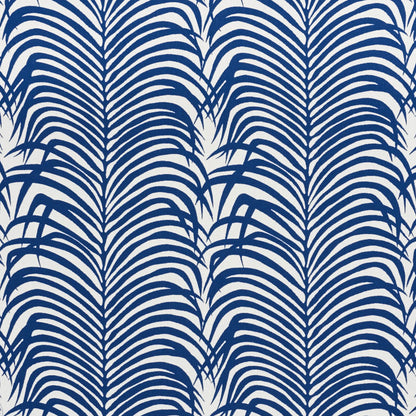 SCHUMACHER  INDOOR/OUTDOOR II: PRINTS & WOVENS ZEBRA PALM INDOOR/OUTDOOR INDOOR/OUTDOOR,HIGH PERFORMANCE,PATTERN WOVENS INDOOR/OUTDOOR,HIGH PERFORMANCE,PATTERN WOVENS NAVY   - 73170