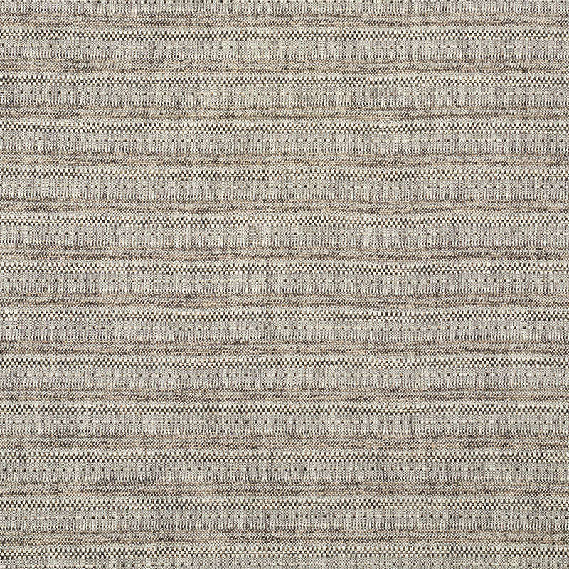 Neutral striped woven fabric texture in beige, taupe and gray hues; versatile textile for upholstery or rugs.