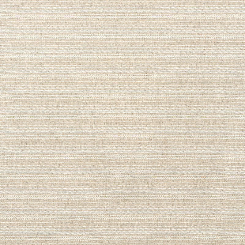 Beige striped woven rug with natural fiber texture and cream-tan horizontal bands.