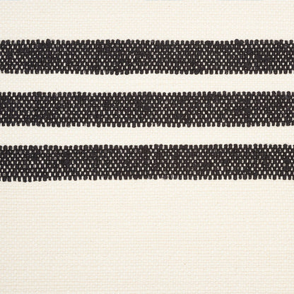 SCHUMACHER  AU NATUREL DUNE STRIPE PATTERN WOVENS PATTERN WOVENS BLACK   - 73290