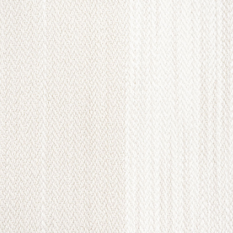 Cream woven fabric texture with subtle vertical stripes; cotton/linen blend suitable for upholstery.