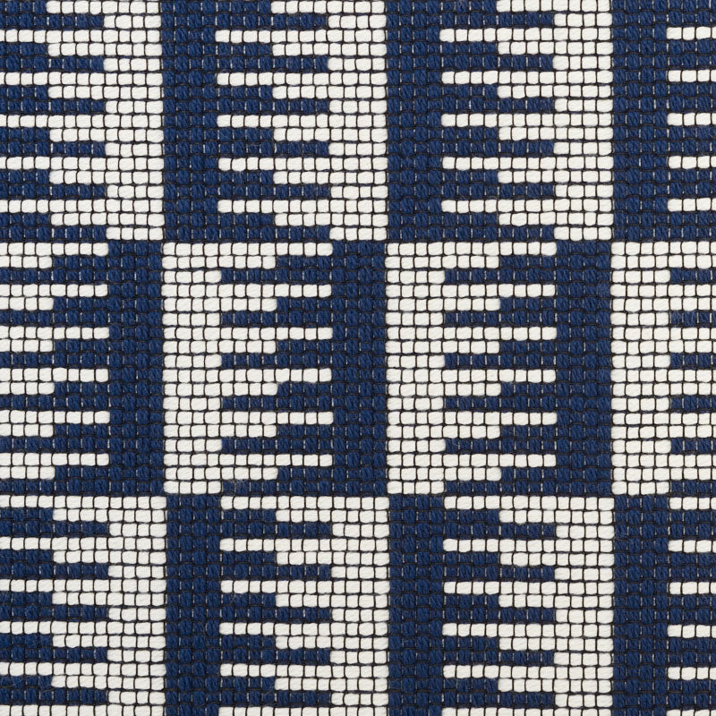 SCHUMACHER  INDOOR/OUTDOOR: PRINTS & WOVENS DOVETAIL INDOOR/OUTDOOR   Navy   - 73320
