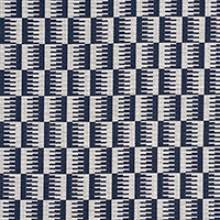 SCHUMACHER  INDOOR/OUTDOOR: PRINTS & WOVENS DOVETAIL INDOOR/OUTDOOR   Navy   - 73320