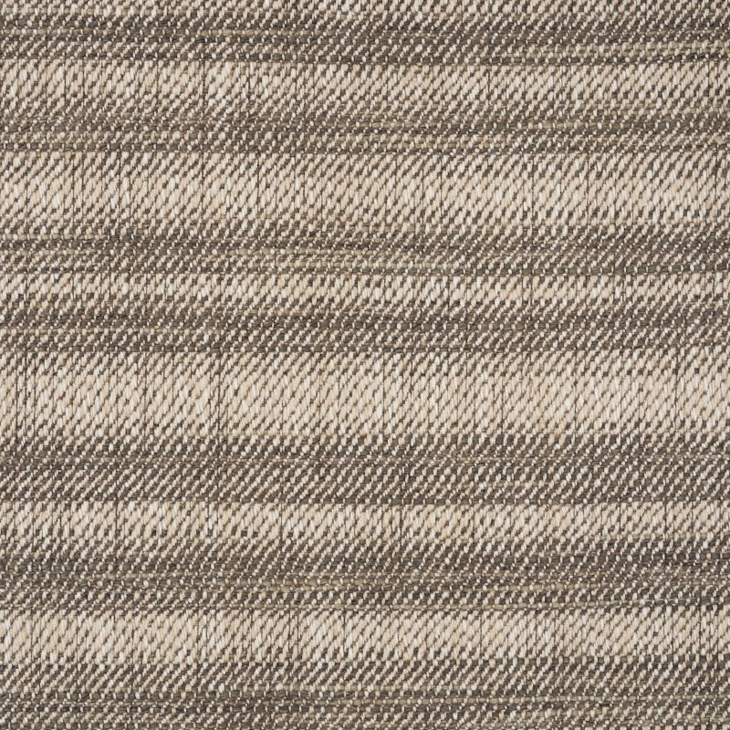Beige and brown plaid woven fabric with a soft wool-like texture.