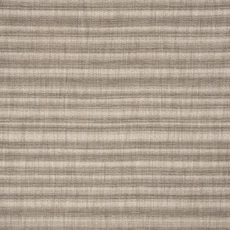 Beige striped woven fabric with subtle horizontal bands and soft, textured appearance.