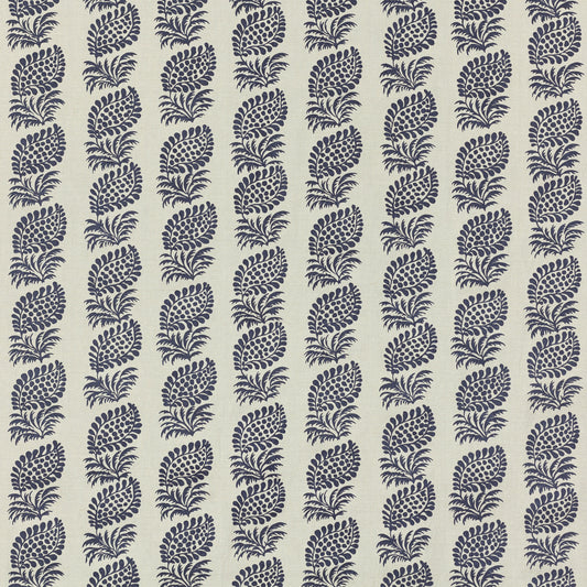 SCHUMACHER  RAOUL TEXTILES SADIE PRINTS PRINTS INDIGO   - 733N59