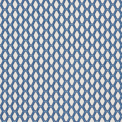 SCHUMACHER  HAPPY TOGETHER BEEHIVE PATTERN WOVENS PATTERN WOVENS BLUE   - 73420