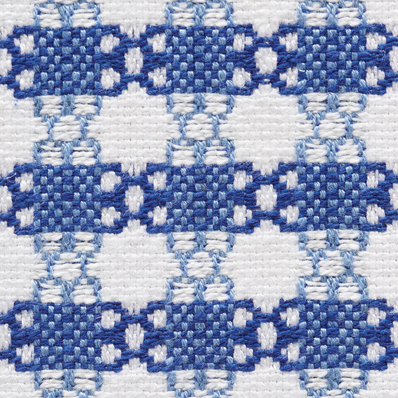 SCHUMACHER  HAPPY TOGETHER CHECKMATE PATTERN WOVENS PATTERN WOVENS BLUE   - 73430