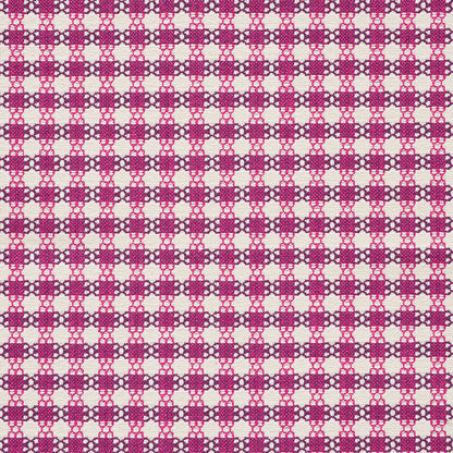 SCHUMACHER  HAPPY TOGETHER CHECKMATE PATTERN WOVENS PATTERN WOVENS BERRY   - 73433