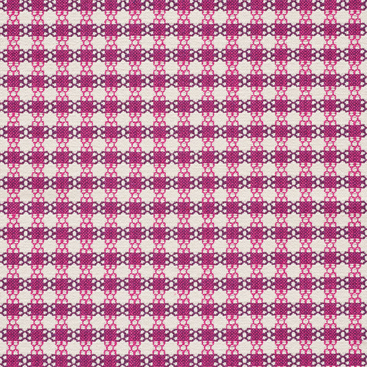 SCHUMACHER  HAPPY TOGETHER CHECKMATE PATTERN WOVENS PATTERN WOVENS BERRY   - 73433