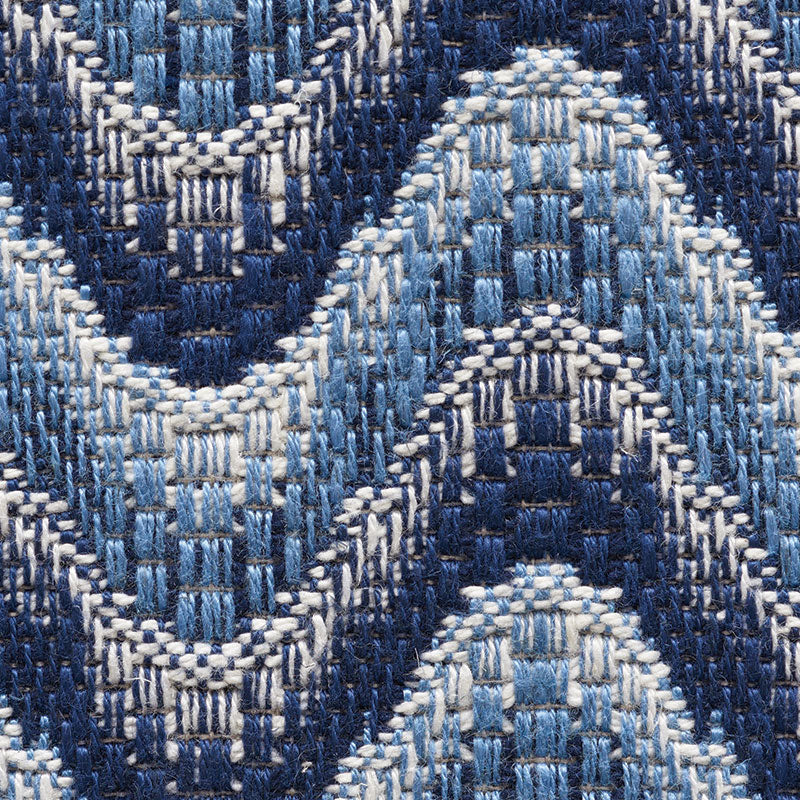 SCHUMACHER  HAPPY TOGETHER BARGELLO WAVE PATTERN WOVENS PATTERN WOVENS BLUE   - 73440