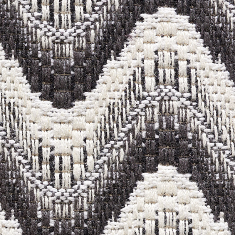 SCHUMACHER FABRIC  HAPPY TOGETHER BARGELLO WAVE   GRAPHITE   - 73441