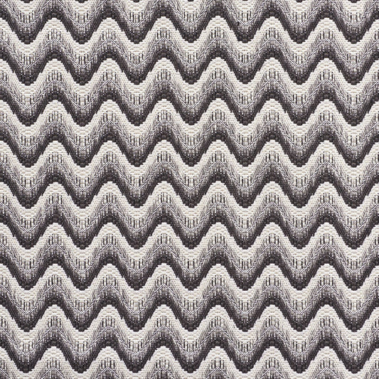 SCHUMACHER FABRIC  HAPPY TOGETHER BARGELLO WAVE   GRAPHITE   - 73441