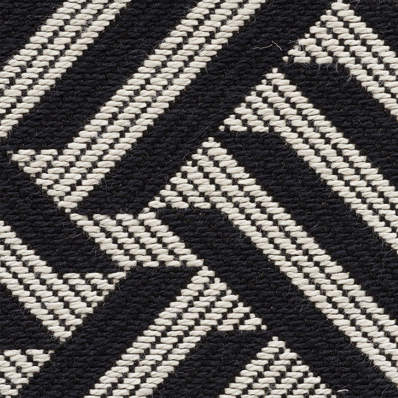 SCHUMACHER  HAPPY TOGETHER CROSS HATCH PATTERN WOVENS,HIGH PERFORMANCE PATTERN WOVENS,HIGH PERFORMANCE BLACK   - 73451