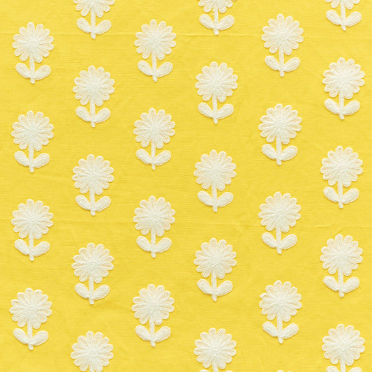 SCHUMACHER  HAPPY TOGETHER Paley Embroidery EMBROIDERIES EMBROIDERIES YELLOW   - 73480