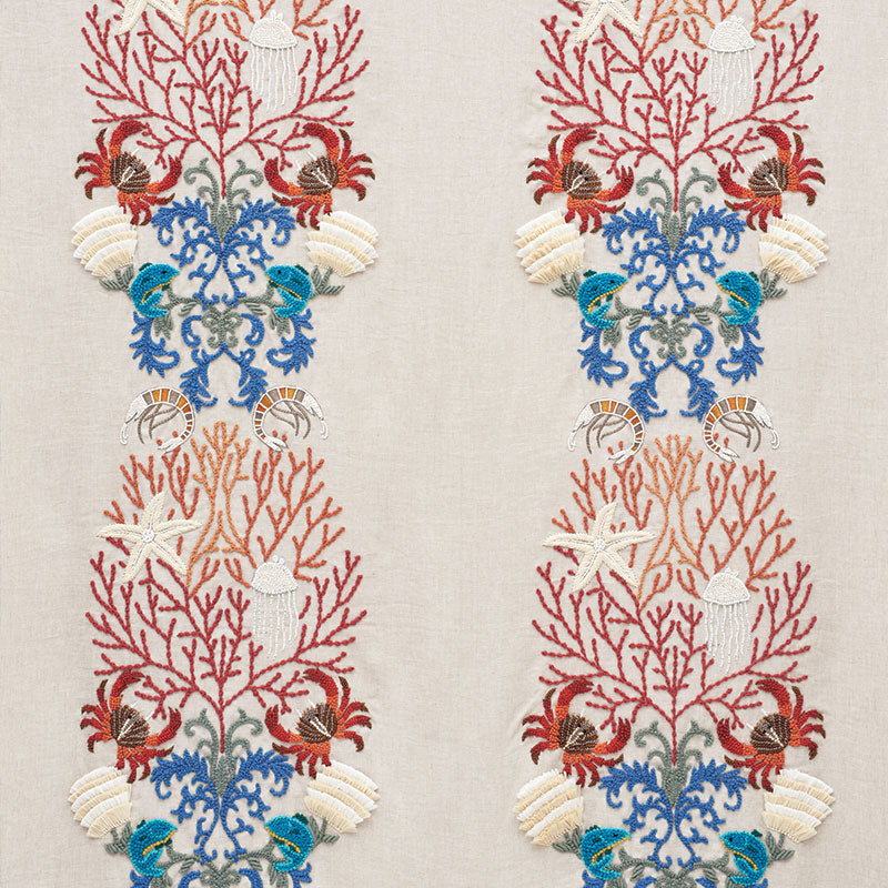 SCHUMACHER  EXQUISITE EMBROIDERIES UNDER THE SEA EMBROIDERIES,SPECIALTY EMBROIDERIES,SPECIALTY MULTI   - 73550