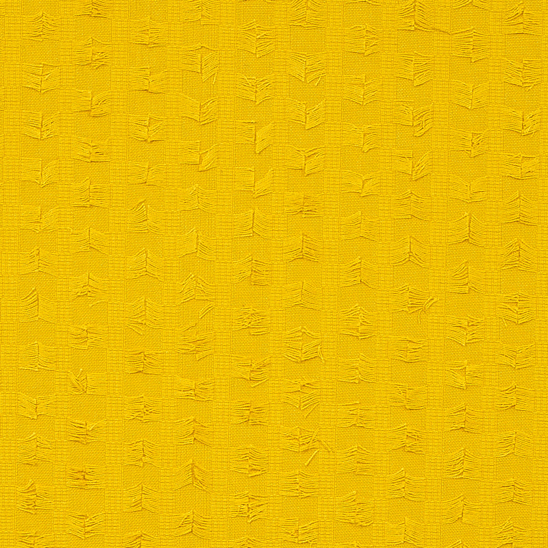 SCHUMACHER FABRIC  PERENNIAL FAVORITES MONTEGO FRINGE   YELLOW   - 73582