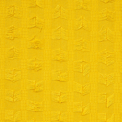 SCHUMACHER FABRIC  PERENNIAL FAVORITES MONTEGO FRINGE   YELLOW   - 73582