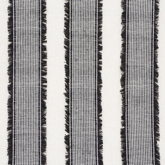 SCHUMACHER  HAPPY TOGETHER TULUM CASEMENT SHEERS & CASEMENTS SHEERS & CASEMENTS BLACK   - 73591