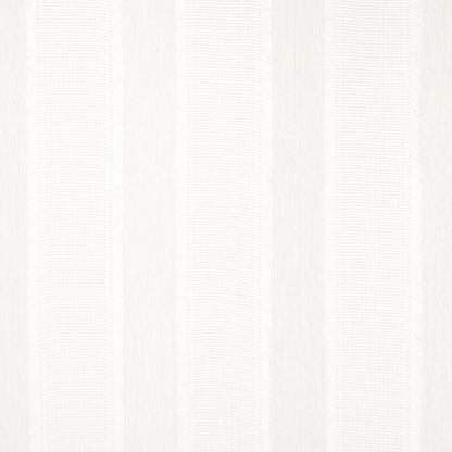 Ivory vertical striped sheer curtains with alternating textured weave and smooth panels.