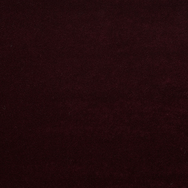 SCHUMACHER  PERFECT BASICS: VELVET REGAL MOHAIR PATTERN WOVENS PATTERN WOVENS BORDEAUX   - 73687
