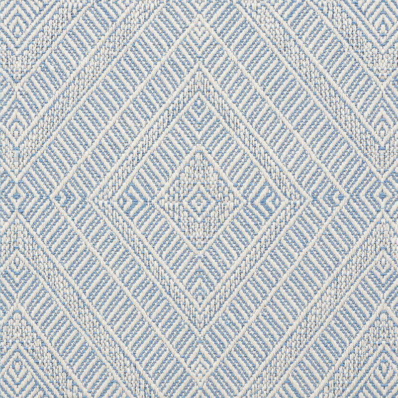 SCHUMACHER  INDOOR/OUTDOOR LINEN GEOMETRIC WEAVE INDOOR/OUTDOOR PATTERN WOVENS PATTERN WOVENS CHAMBRAY   - 73863