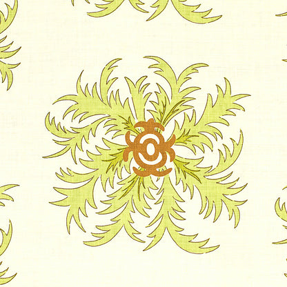 SCHUMACHER  RAOUL TEXTILES LUCIA PRINTS PRINTS CELERY   - 738V74