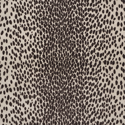 Beige cheetah-print velvet with dense dark brown spots, close-up of the cut velvet texture.
