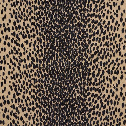 SCHUMACHER FABRIC  CUT & PATTERNED VELVETS CHEETAH VELVET   EBONY   - 73913
