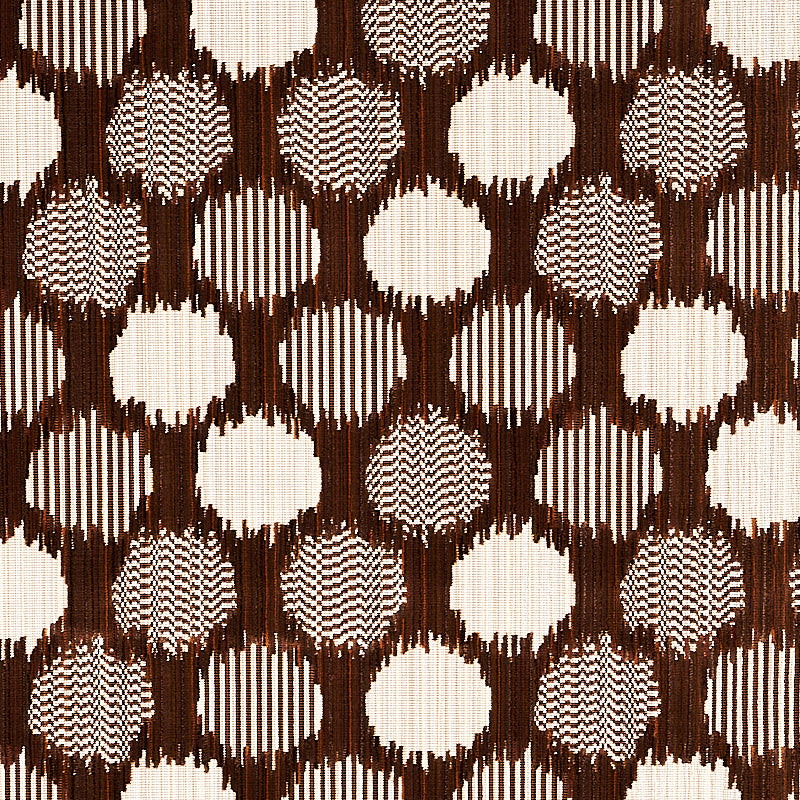 SCHUMACHER  CUT & PATTERNED VELVETS CIRQUE VELVET CUT VELVET CUT VELVET BROWN   - 73923