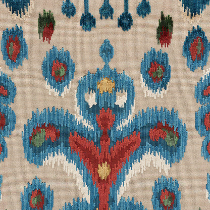 SCHUMACHER  CUT & PATTERNED VELVETS TABRIZ IKAT VELVET CUT VELVET CUT VELVET MULTI   - 73930