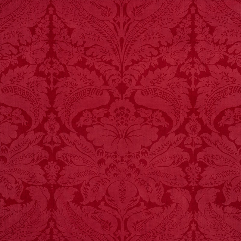 SCHUMACHER  CUT & PATTERNED VELVETS CORDWAIN VELVET VELVETS VELVETS RED   - 73952