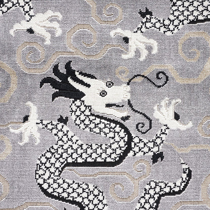 SCHUMACHER  CUT & PATTERNED VELVETS BIXI VELVET CUT VELVET CUT VELVET SILVER   - 73972