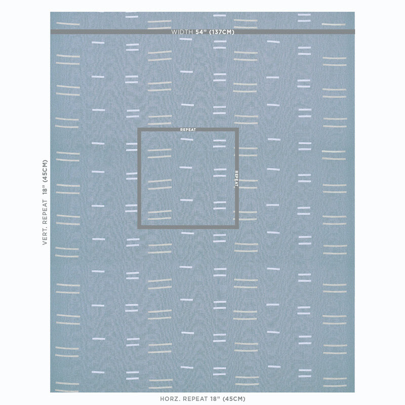 SCHUMACHER  CAROLINE Z HURLEY OAXACA PATTERN WOVENS PATTERN WOVENS STEEL   - 74001