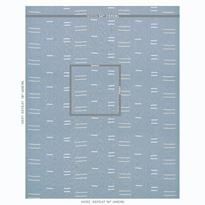 SCHUMACHER  CAROLINE Z HURLEY OAXACA PATTERN WOVENS PATTERN WOVENS STEEL   - 74001