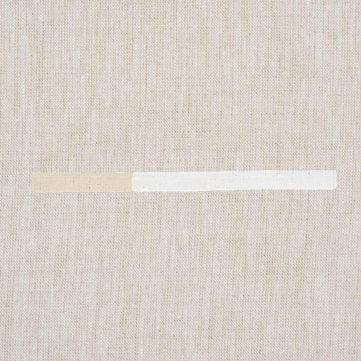 Beige print featuring an overlapping dashed-line pattern.