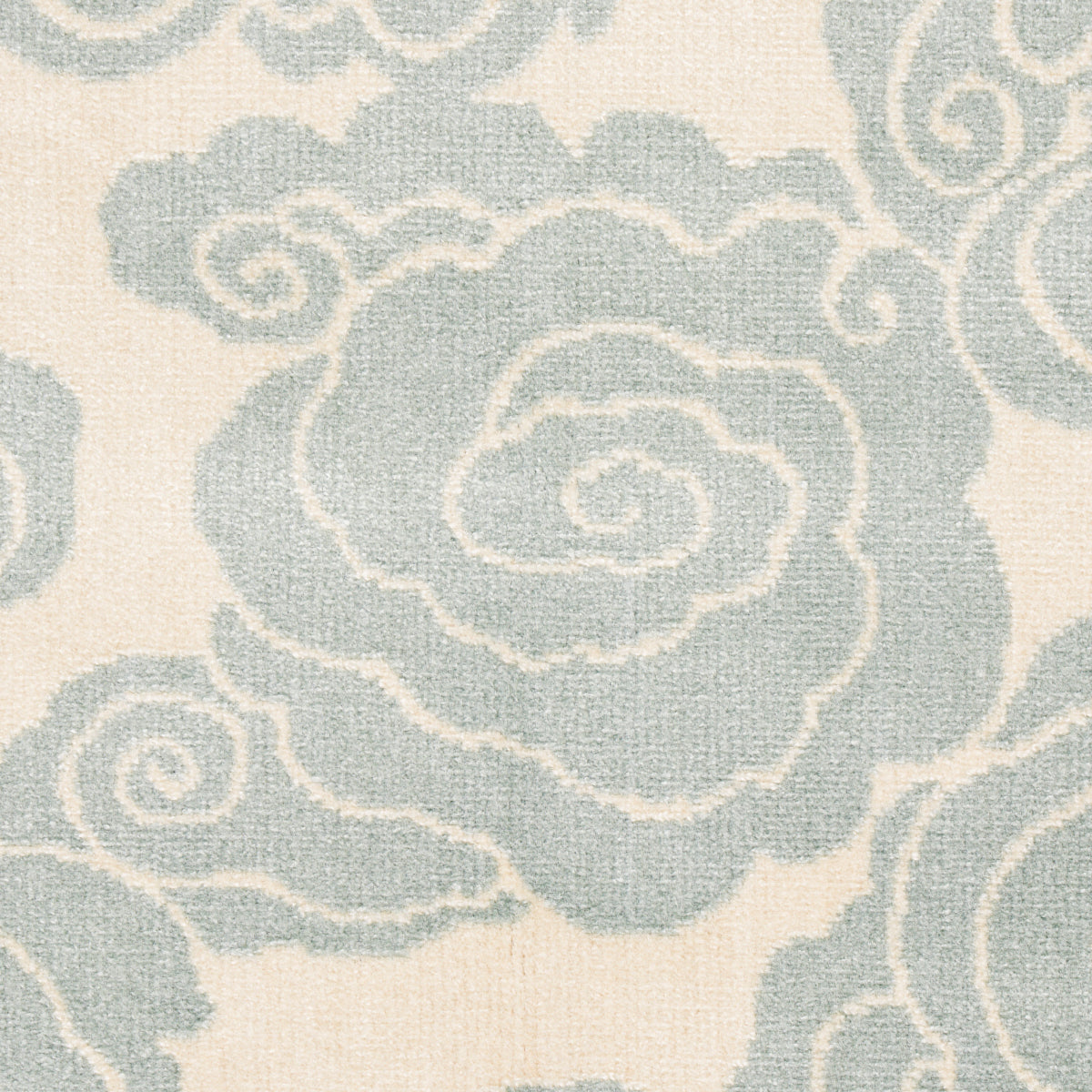 SCHUMACHER  CUT & PATTERNED VELVETS SOZAN VELVET   Mist   - 74063