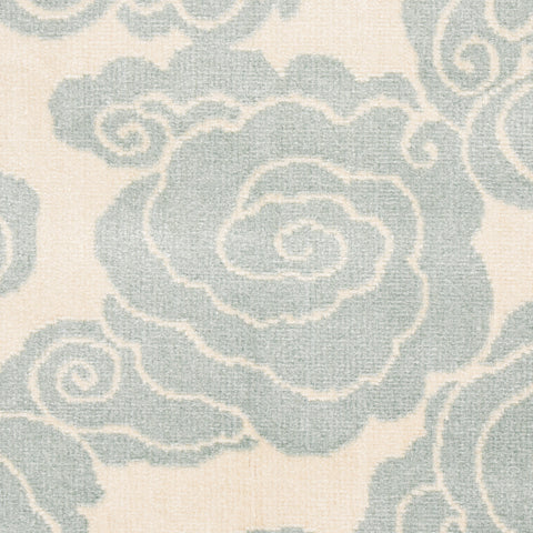 SCHUMACHER  CUT & PATTERNED VELVETS SOZAN VELVET   Mist   - 74063