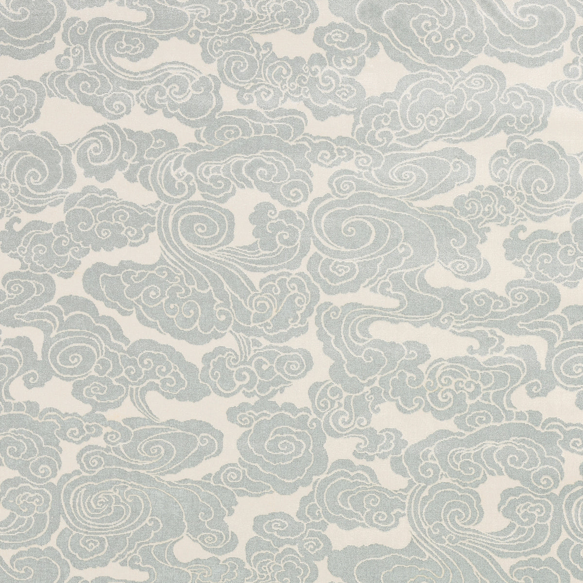 SCHUMACHER  CUT & PATTERNED VELVETS SOZAN VELVET   Mist   - 74063