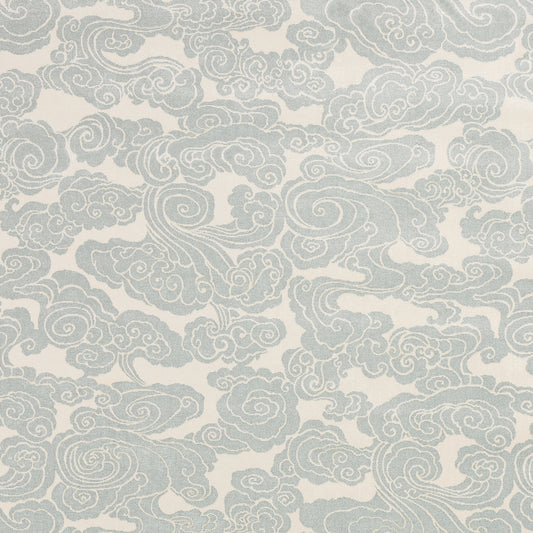 SCHUMACHER  CUT & PATTERNED VELVETS SOZAN VELVET   Mist   - 74063