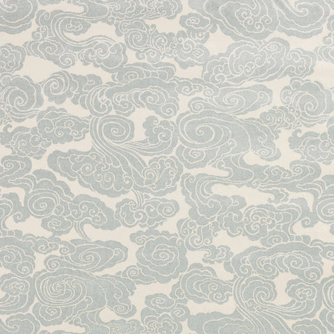 SCHUMACHER  CUT & PATTERNED VELVETS SOZAN VELVET   Mist   - 74063